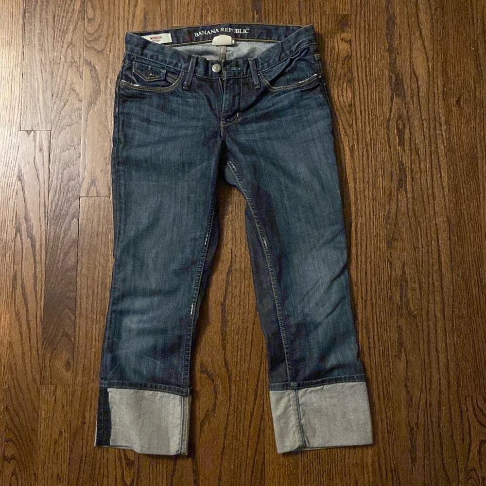 Banana Republic cropped jeans women size 0